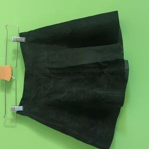 Black Leather Mini Skirt